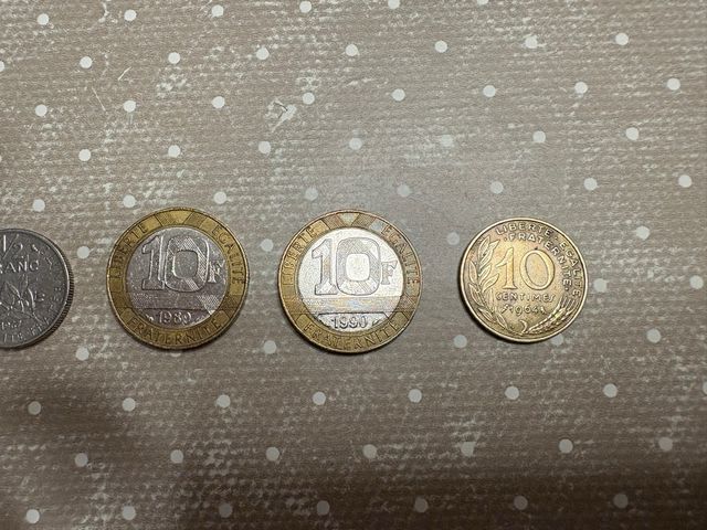 Monedas Francos Franceses