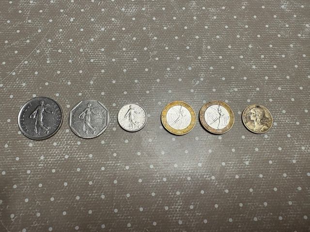 Monedas Francos Franceses