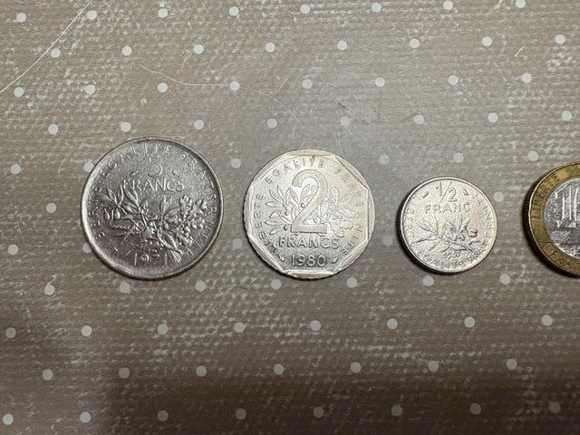 Monedas Francos Franceses