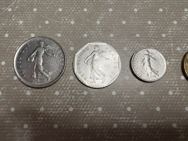 Monedas Francos Franceses