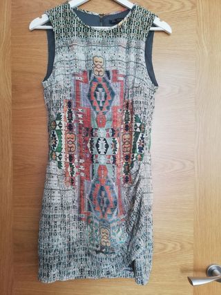 Vestido Zara Trafaluc étnico
