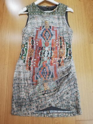 Vestido Zara Trafaluc étnico