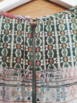 Vestido Zara Trafaluc étnico