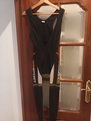  Conjunto Maillot y culote ciclismo invierno