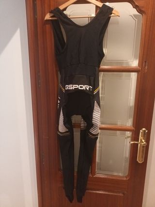  Conjunto Maillot y culote ciclismo invierno