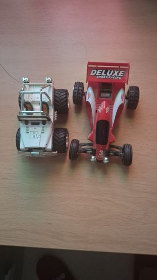 2 coches teledirigidos vintage