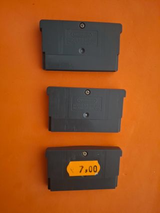 3 Juegos Game Boy Advance: MK, Mario, Spiderman
