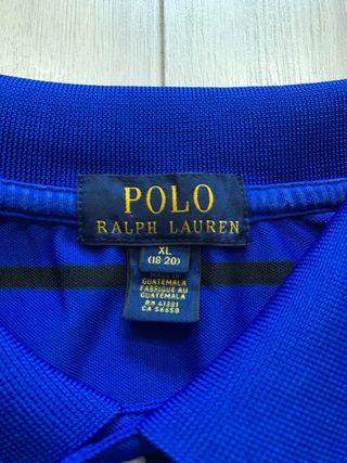 Polo Ralph Lauren Azul y Negro 