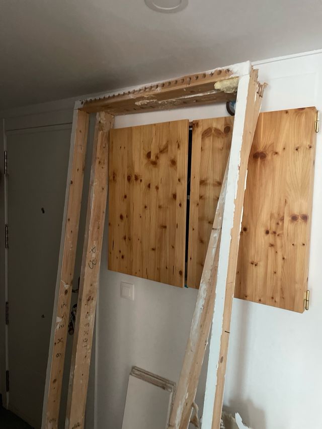 2 puertas interior blanca con cristal