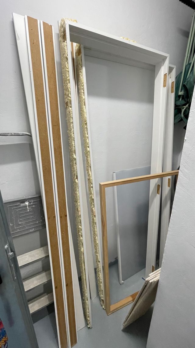 2 puertas interior blanca con cristal