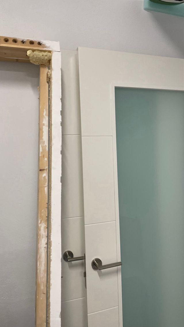 2 puertas interior blanca con cristal