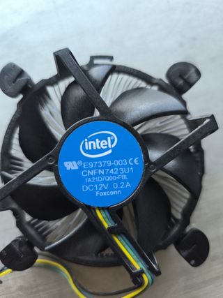 Disipador Intel - Ventilador