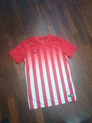 Maglia Nike rossa a righe