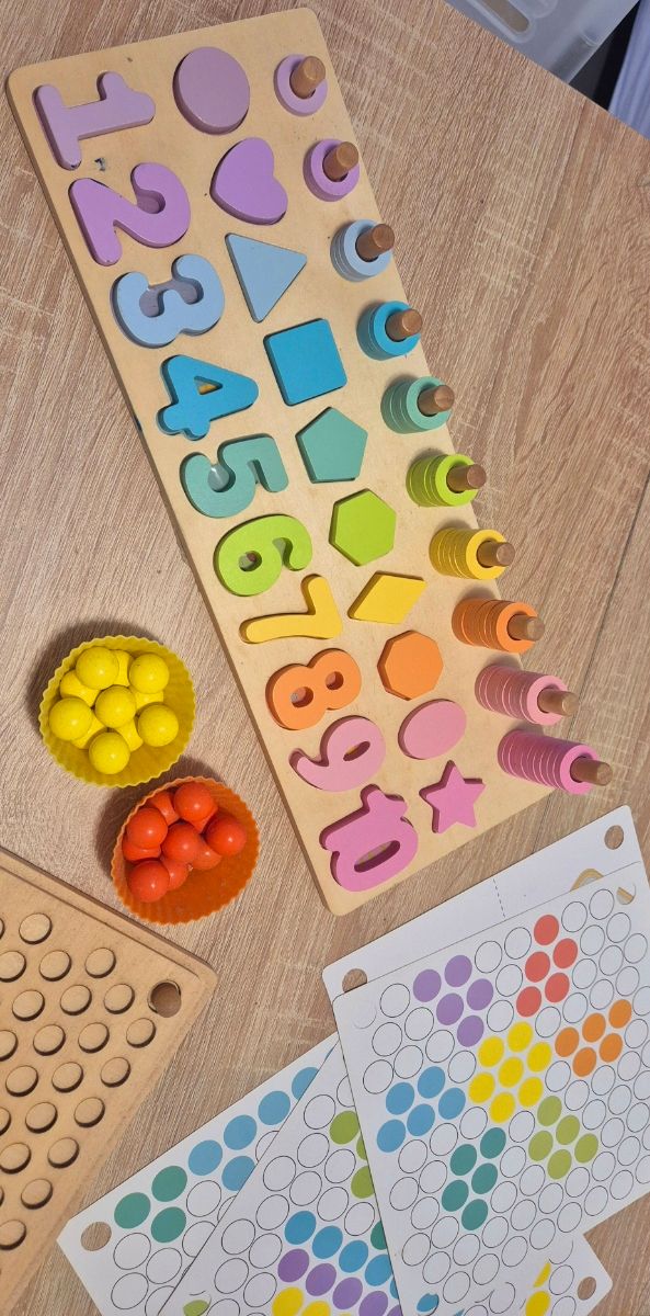 Juegos educativos madera Montessori