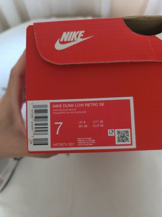 Zapatillas Nike Dunk - Talla 40