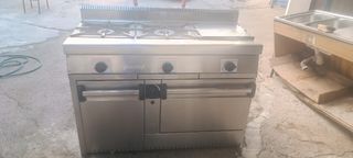 Cocina industrial Macfrin 3 fuegos