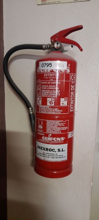 Extintor 6kg ABC - Incendio
