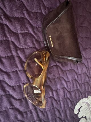 Gafas Tom Ford marrón dorado