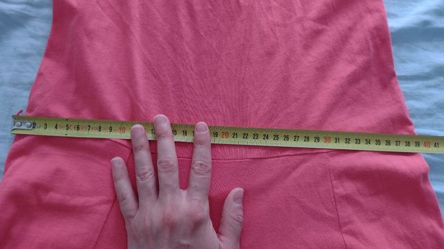 Vestido Lefties rosa/anaranjado verano