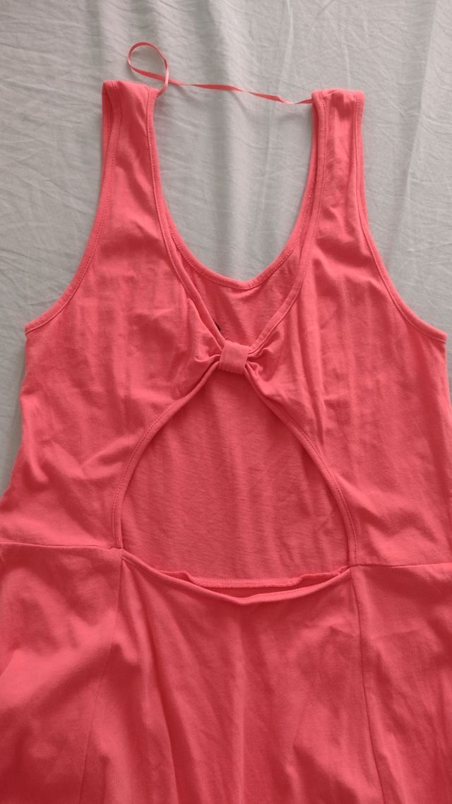 Vestido Lefties rosa/anaranjado verano