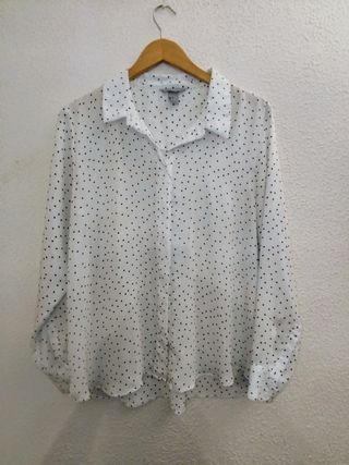 Camisa Zara lunares XL