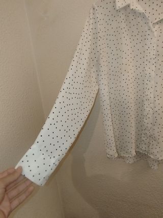 Camisa Zara lunares XL