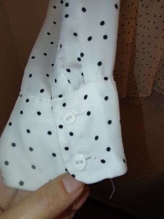 Camisa Zara lunares XL