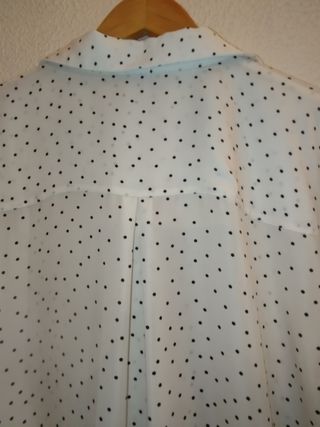 Camisa Zara lunares XL