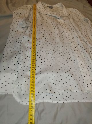 Camisa Zara lunares XL