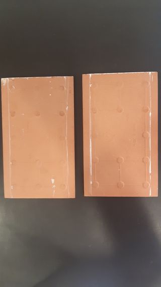 Azulejos vintage decorativos, 2 uds