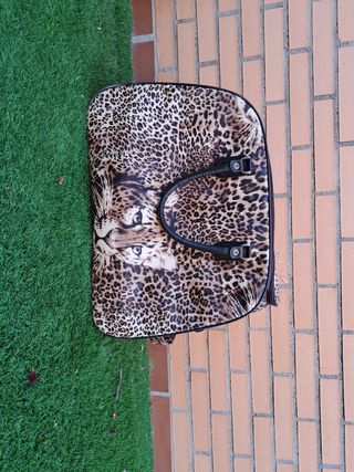 Maleta de viaje leopardo