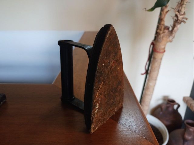 Plancha antigua hierro macizo – decoración retro