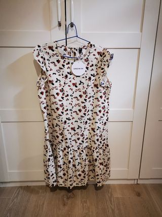 Vestido Shein estampado leopardo talla M