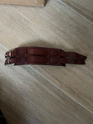 Pulsera cuero marrón