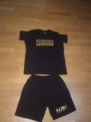 Completo Hugo Boss nero tg.XL