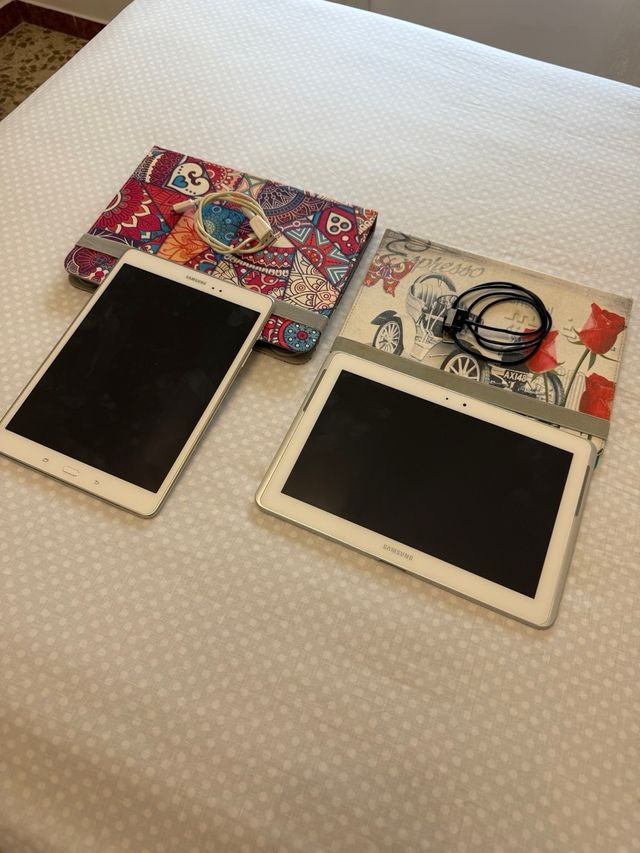 2 Tablets Samsung blancas