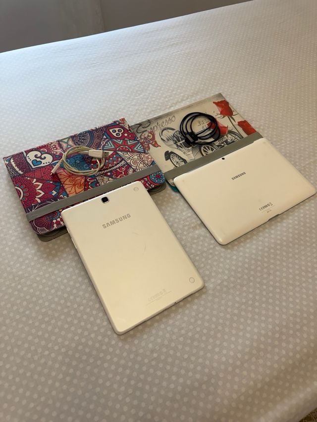 2 Tablets Samsung blancas