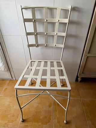Sillas forja - Comedor - Blanco