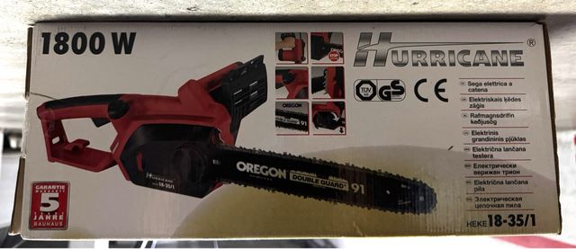 Motosierra Hurricane 1800W. Muy poco uso