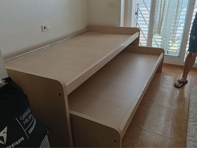 Cama nido compacta + 2 colchones