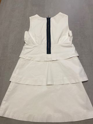Vestido Zara blanco talla S