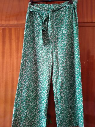 Pantalones anchos Mango de mujer