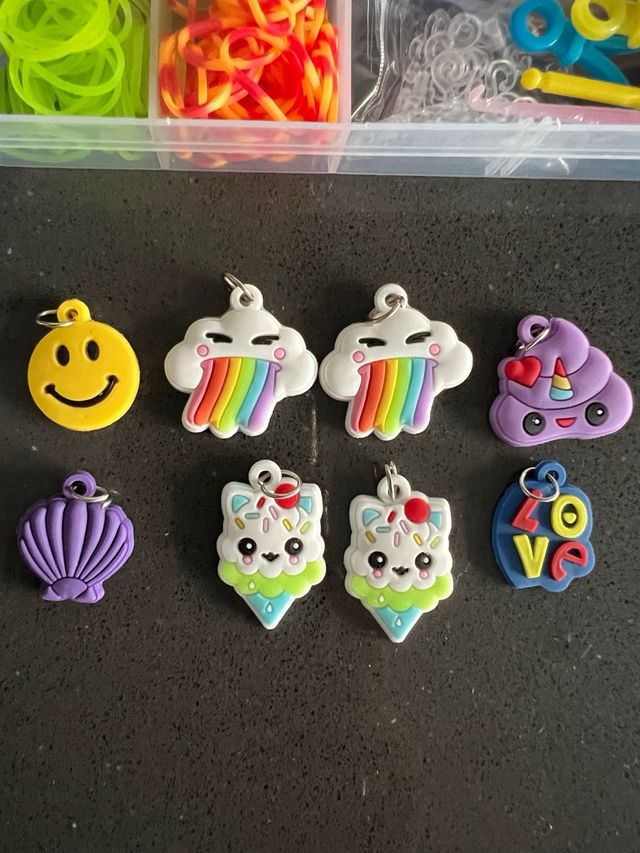 Kit Pulseras Goma Colores