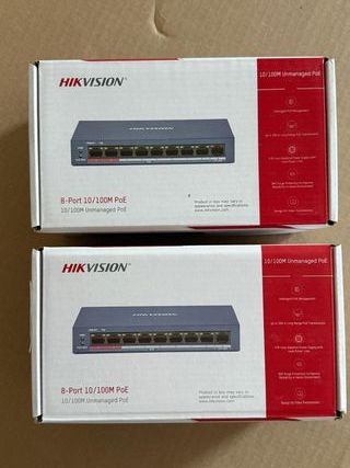 Switch PoE Hikvision 8 puertos