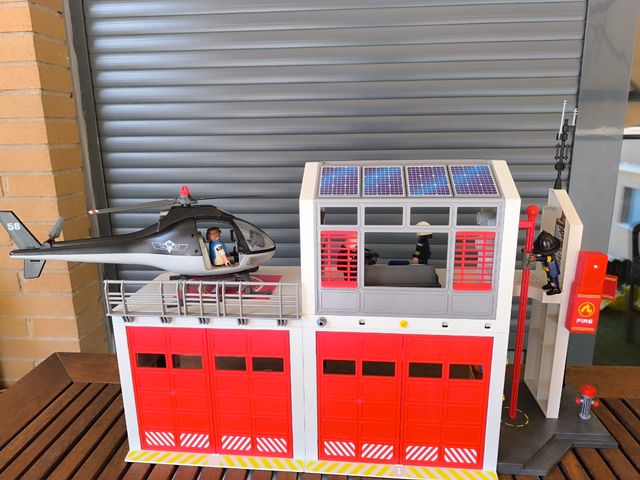 Playmobil Bomberos: Camión, Parque, Helipuerto