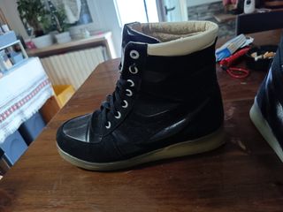 Scarpe donna nere con luci LED