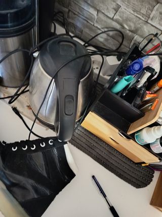 Scarpe donna nere con luci LED