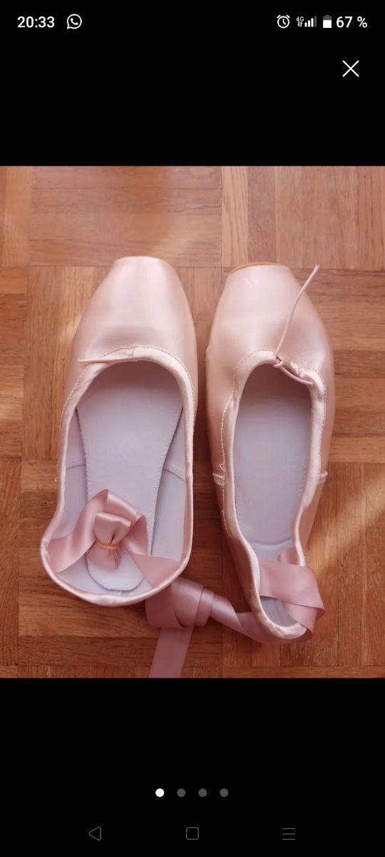Puntas ballet rosa