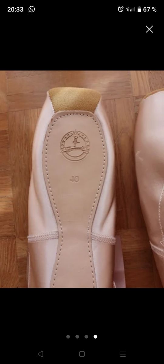 Puntas ballet rosa