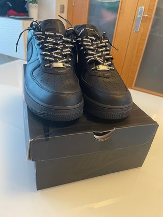 Nike Air Force 1 Supreme negras 46